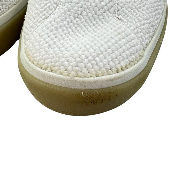 Rothy's Women's The Lace Up White Terry Sneaker Size 9 - Picture 13 of 14